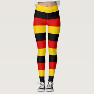 Leggings Allemagne Couleurs du drapeau national Horizontale