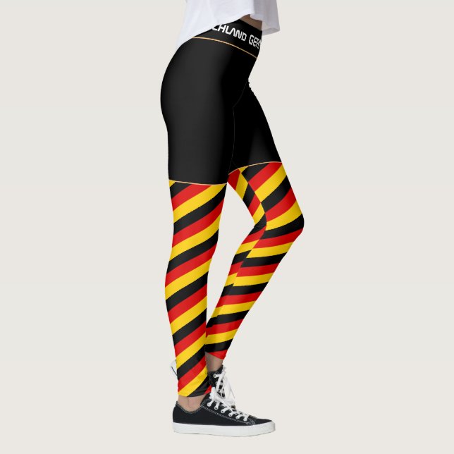 Leggings Allemagne et Allemand Flag, fan de voyages et de s (Droite)