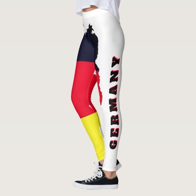 Leggings Allemagne personnalisée, Drapeau de l'Allemagne |  (Gauche)