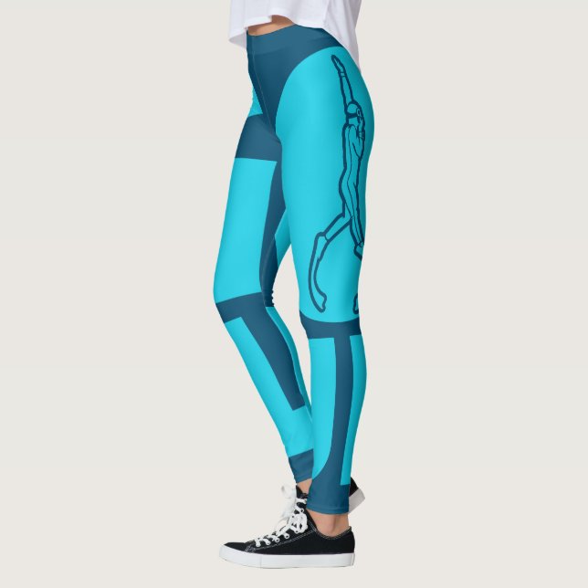 Leggings Aller bleu   (Gauche)