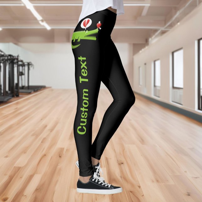 Leggings Alligator amoureux (Créateur téléchargé)