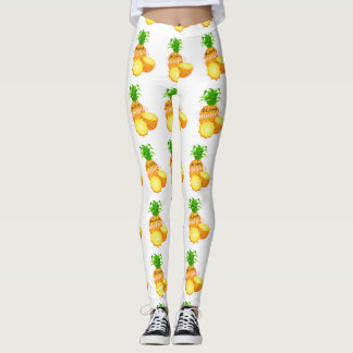 Leggings Aloha Été Ananas_ Îles Hawaiiennes