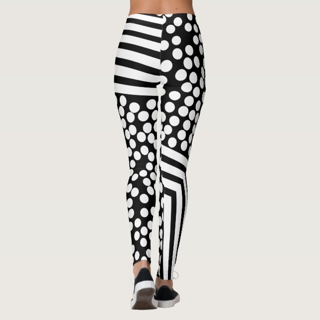 Leggings Alphabet Lettres Funky (Dos)