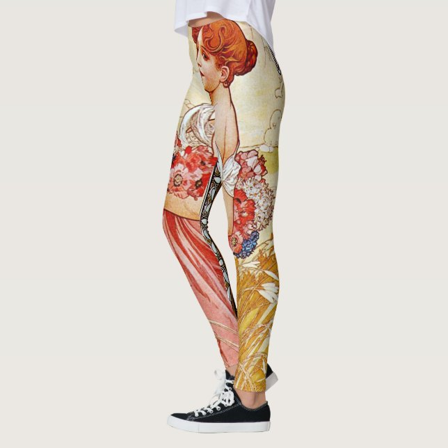 Leggings Alphonse Mucha Été (Gauche)