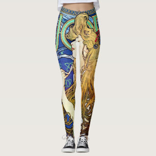 Leggings Alphonse Mucha JOB