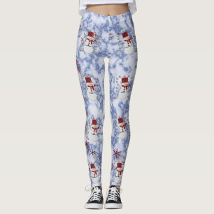 Leggings Alto Cheveux Snowman