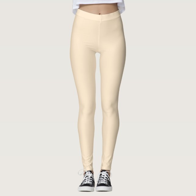 Leggings Amande blanchie (couleur solide) (Devant)