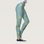 Leggings Amandiers en fleurs par Vincent Van Gogh<br><div class="desc">Branches d'un amandier en fleurs de Vincent Van Gogh Art vintage sur légumineuses en caractères complets de Ricaso</div>