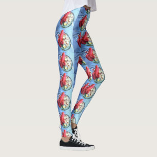 Leggings amant de homard bleu