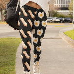Leggings Amateur du petit-déjeuner Bacon et oeufs Watercolo<br><div class="desc">Cette conception a été créée par art numérique. Elle peut être personnalisée en cliquant sur le bouton personnaliser et en modifiant la couleur, en ajoutant un nom, des initiales ou vos mots préférés. Contactez-moi à l'adresse colorflowcreations@gmail.com si vous souhaitez que ce design soit disponible sur un autre produit. Achetez ma...</div>