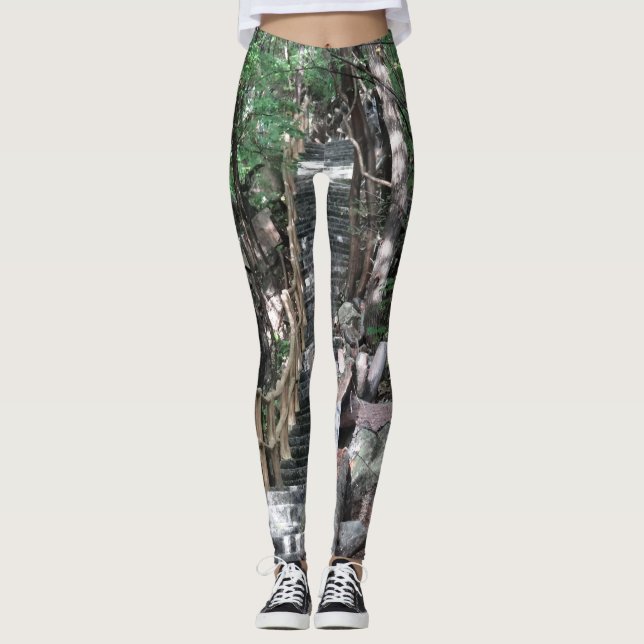 Leggings Amateurs de nature polyvalente tonalités naturelle (Devant)