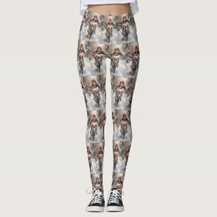 Leggings Américain Anglais Foxhound équitation vélo Noël