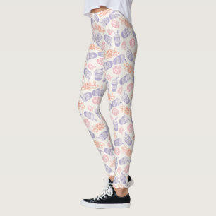 Leggings AMIS™   Pastel Central Perk Motif