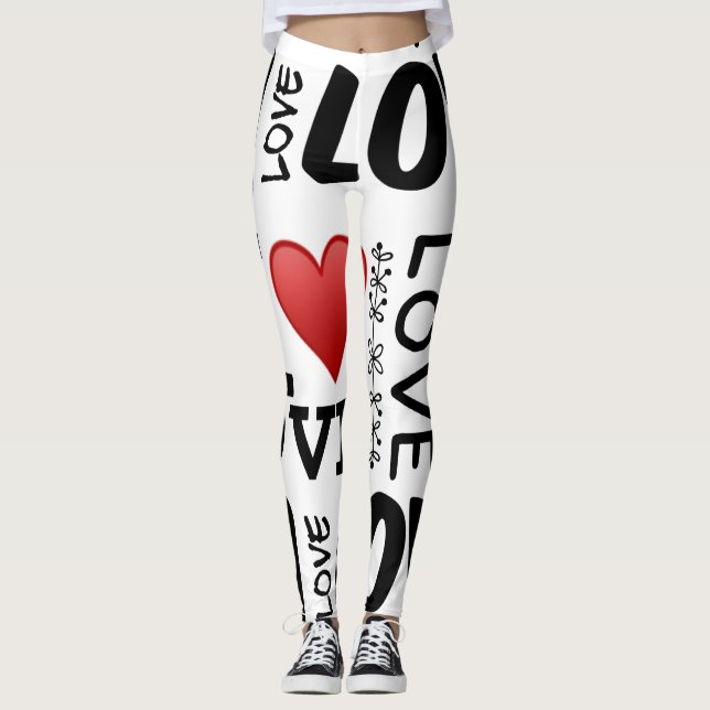 Leggings Amour, Amour, Amour (Devant)