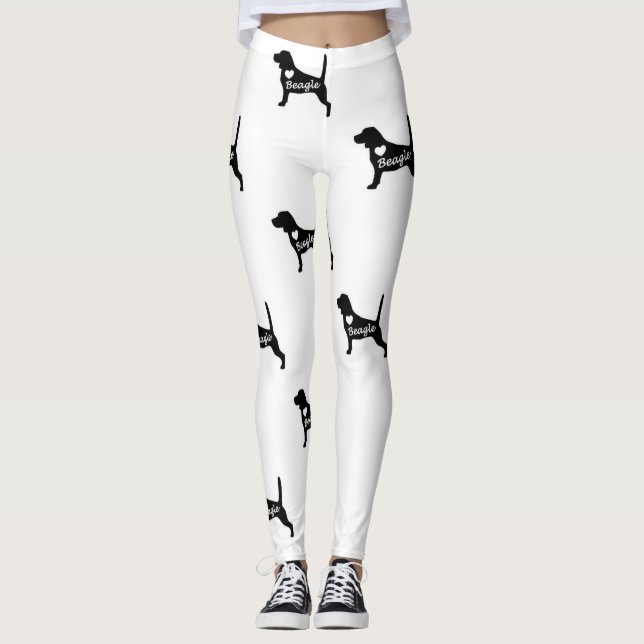 LEGGINGS AMOUR DE BEAGLE (Devant)
