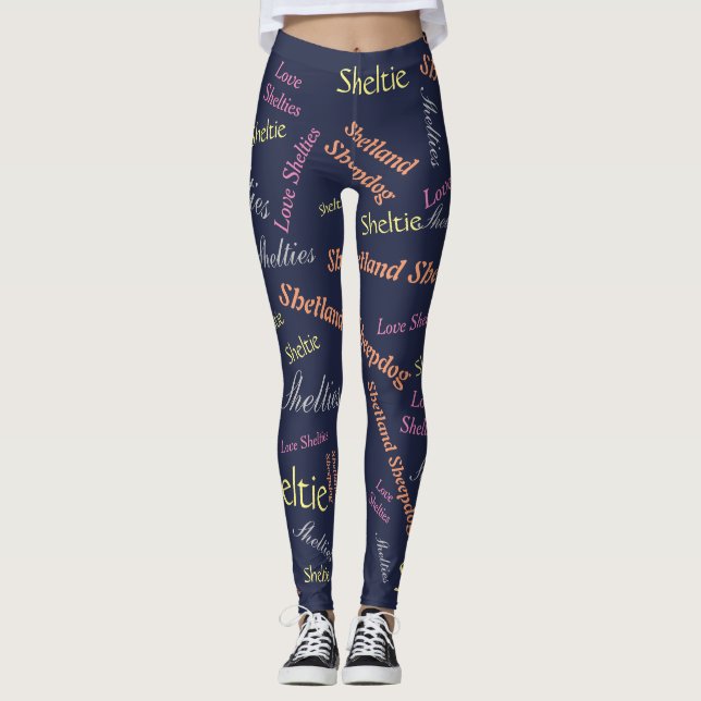 Leggings Amour de Sheltie (Devant)