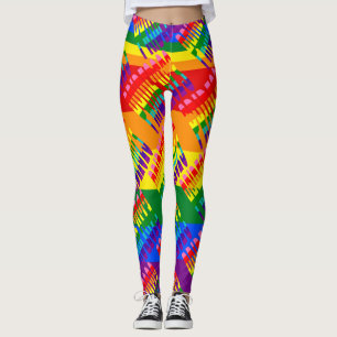 Leggings Amour Égalité Arc en ciel drapeau LGBTQ Pride 2023