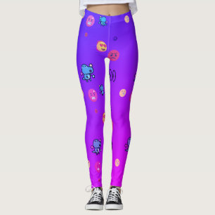 Leggings amour en colère dinosaure emoji
