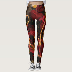 Leggings Amour Et Légendes Roses