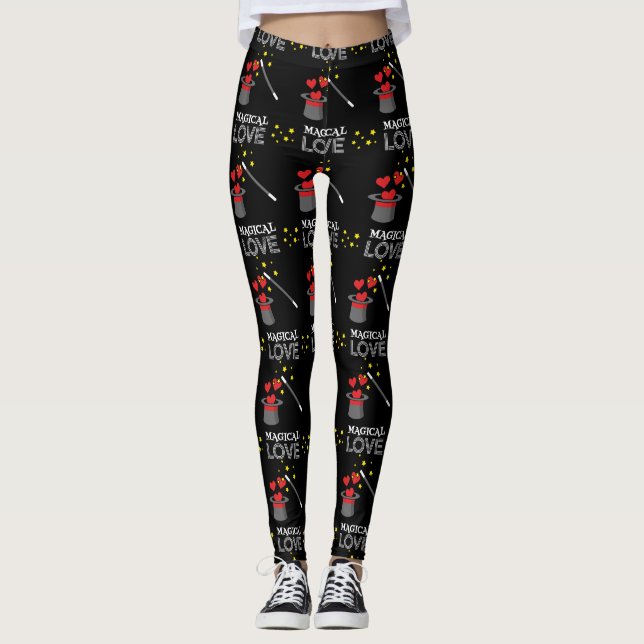 Leggings Amour magique - Blanc (Devant)