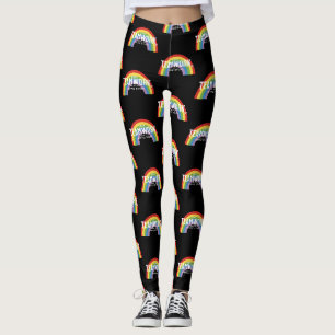Leggings Amour, travail d'équipe et tout ce truc hippie