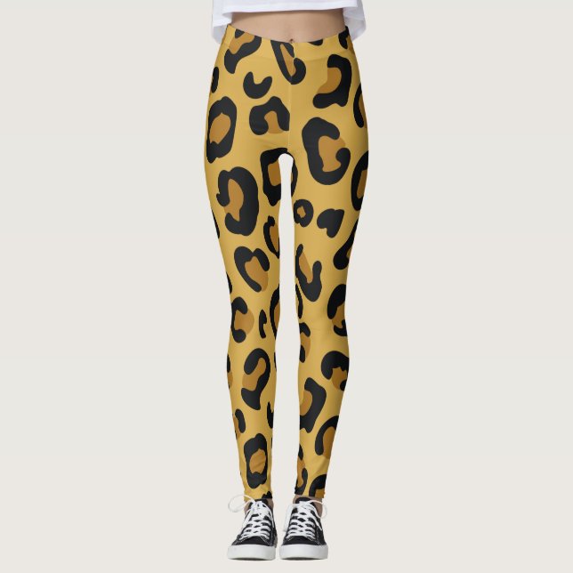 Leggings Amoureux des animaux Motif couleur tigre (Devant)