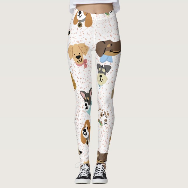 LEGGINGS AMOUREUX DES CHIENS LEGINGS (Devant)