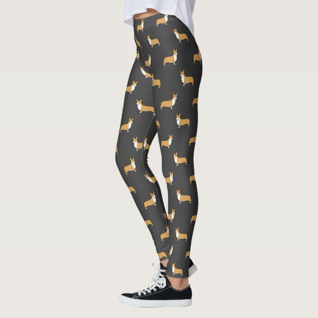 Leggings Amoureux des chiens mignon d'amusement du motif | (Gauche)