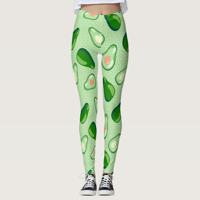 Leggings Amusant Avocados (Devant)