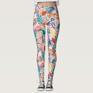 Leggings Amusant Coloré Été bio Motif de la nature