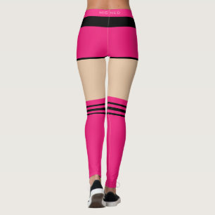 Leggings amusants avec des shorts et des chaussett