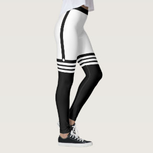 Leggings amusants avec Faux Black Over Knee Socks
