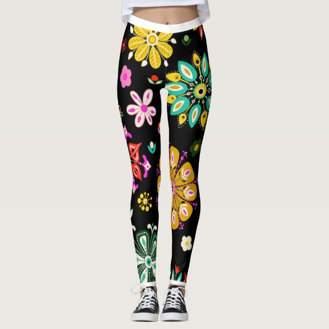 Leggings Amusement floral (Devant)