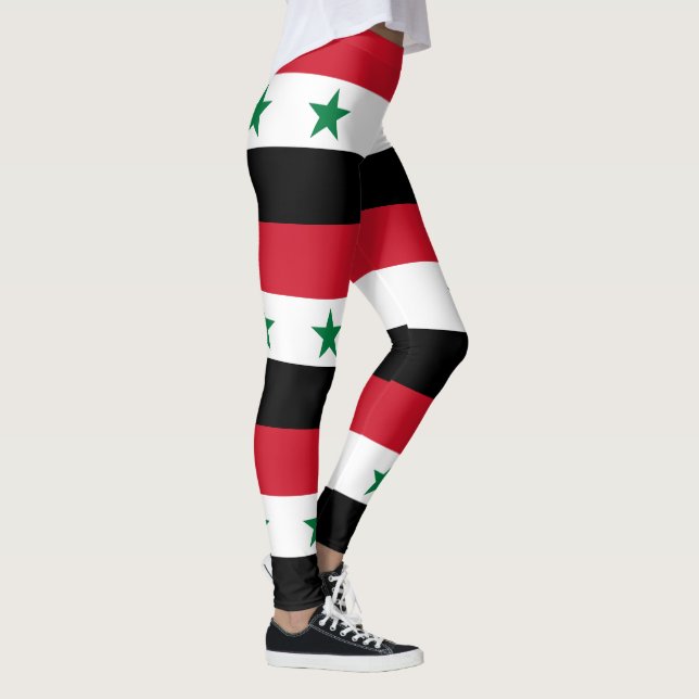 Leggings Ancien drapeau de Syrie (Droite)