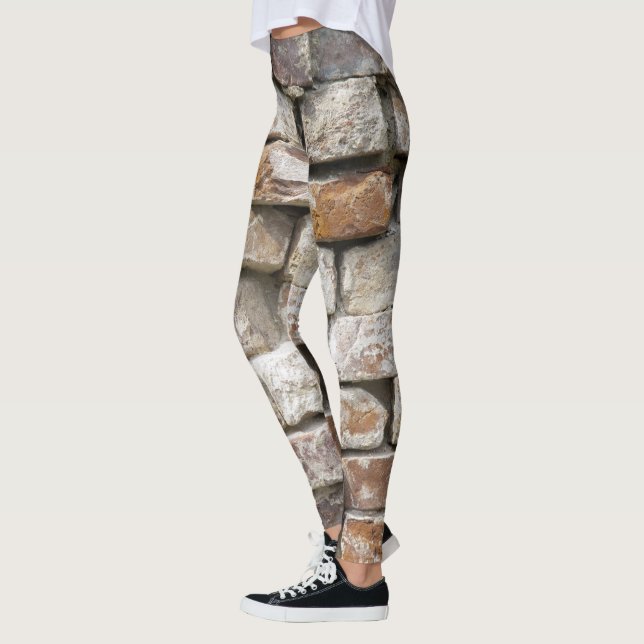 Leggings Ancien mur de briques arrière - plan (Gauche)