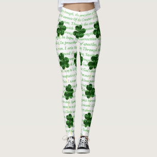 Leggings Ancien poème irlandais St. Patrick Hymn The Deer's