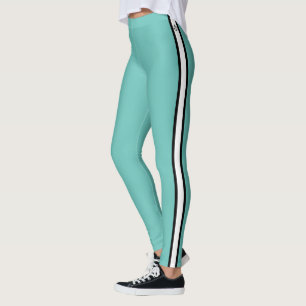Leggings Ancre noire Bleu bleu bleu turquoise