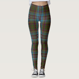 Leggings Anderson Clan Tartan Plaid Motif Scottish