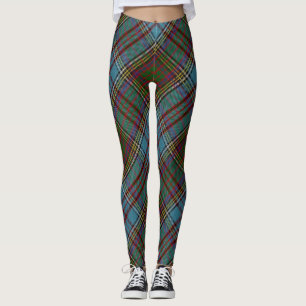 Leggings Anderson Clan Tartan Plaid Motif Scottish
