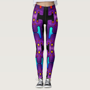 Leggings Android Mécanique Coloré Robot Futuriste
