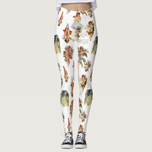 Leggings angel cherub antique céleste victorien (Devant)