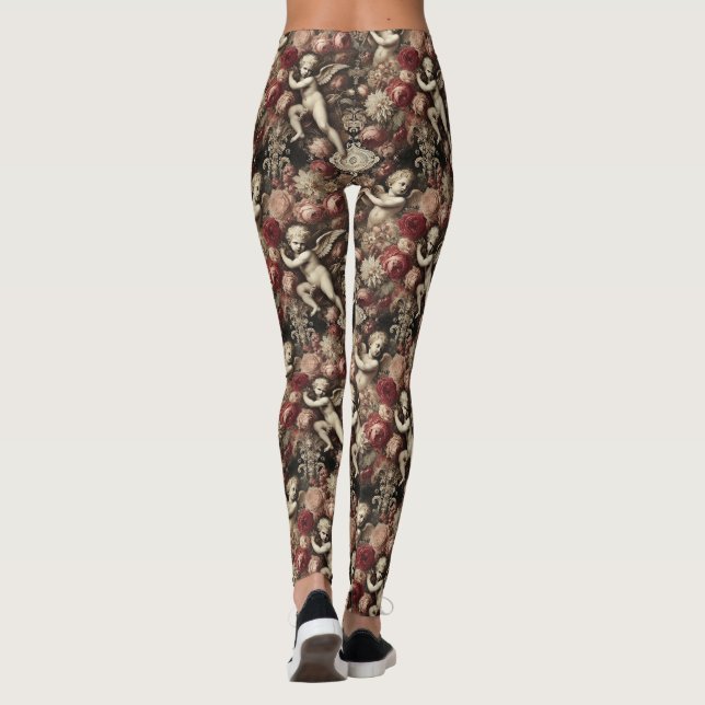 Leggings Angels de discorde - gothique victorien (Dos)