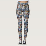 Leggings Anglais Setter Winter Wonderland Christmas Joy<br><div class="desc">Ce design festif reflète l'esprit joyeux de la période des fêtes, avec un adorable petit portant un chapeau de Père Noël. Le chien est niché dans un pays des merveilles hivernales, avec un bonhomme de neige, un sapin de Noël décoré et des cadeaux joliment emballés. Les flocons de neige tombent...</div>