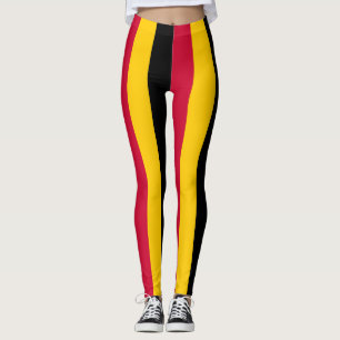 Leggings Angola Couleurs du drapeau national triées vertica