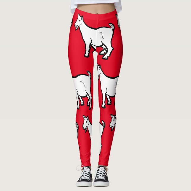 Leggings Animal de chèvre Thunder_Cove (Devant)