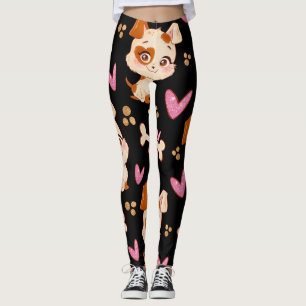 Leggings Animaux de compagnie motifs mignonne Amoureux chio
