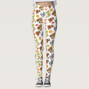Leggings Animaux de forêt, Animaux de forêt, Animaux d'auto