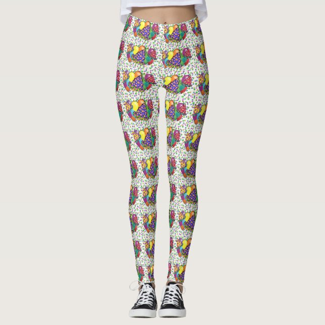 LEGGINGS ANNIVERSAIRE DESIGN CASQUETTE (Devant)