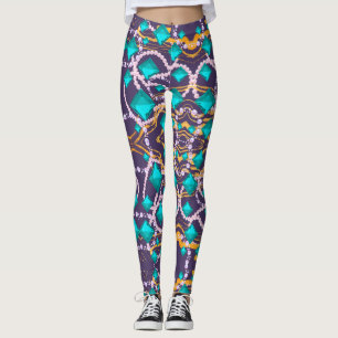 LEGGINGS AQUA GEMS