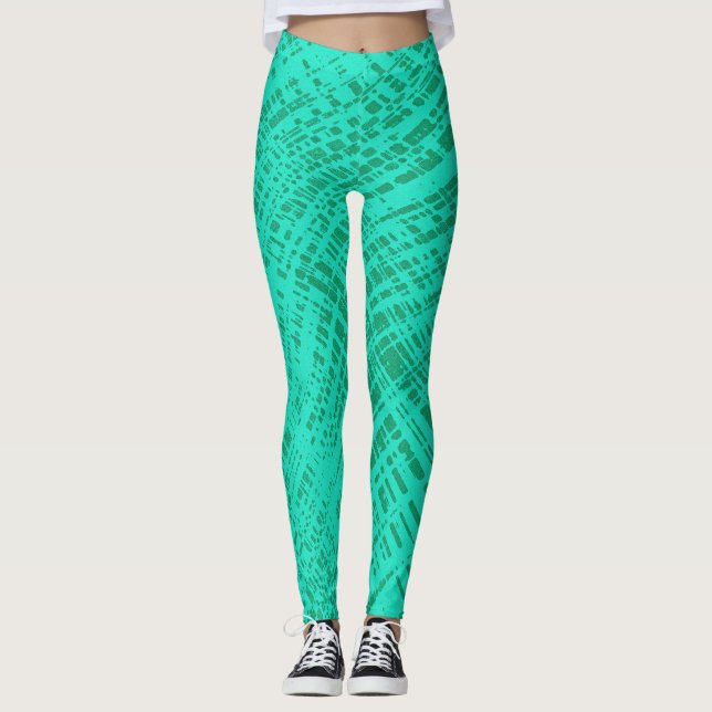 Leggings Aqua Twist turquoise (Devant)
